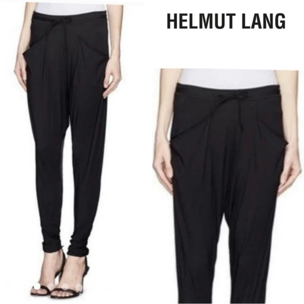 Helmut Lang Black Harem Jogger Pants - Picture 10 of 10